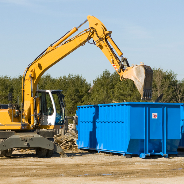 what size residential dumpster rentals are available in Cold Springs